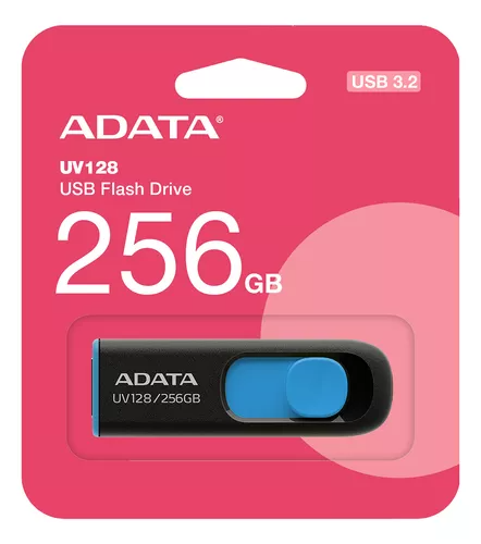 PENDRIVE USB ADATA UV128 256GB USB 3.0